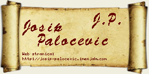 Josip Paločević vizit kartica